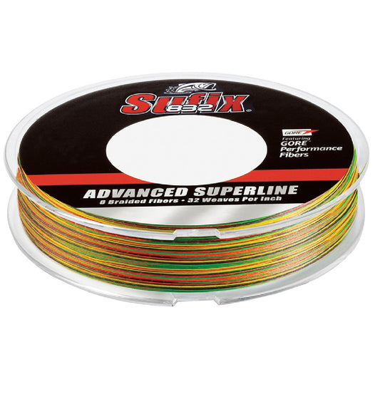 Sufix 832 Braid Fishing Line-20LB Fire Tiger-300 Yards