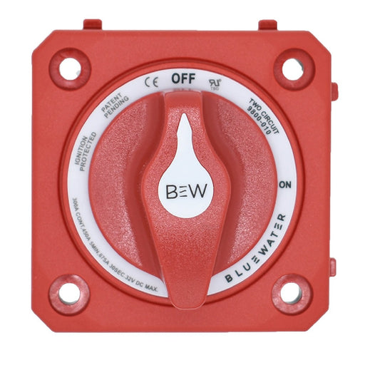Bluewater On/Off 4 Post Dual Circuit Battery Switch w/o Base