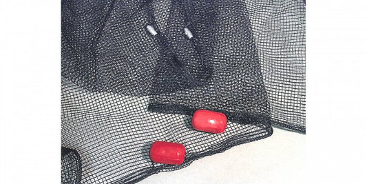 Plano Frabill Fishing Minnow Seine Net 0.25 in. x 4 x 12 ft. Black Mesh
