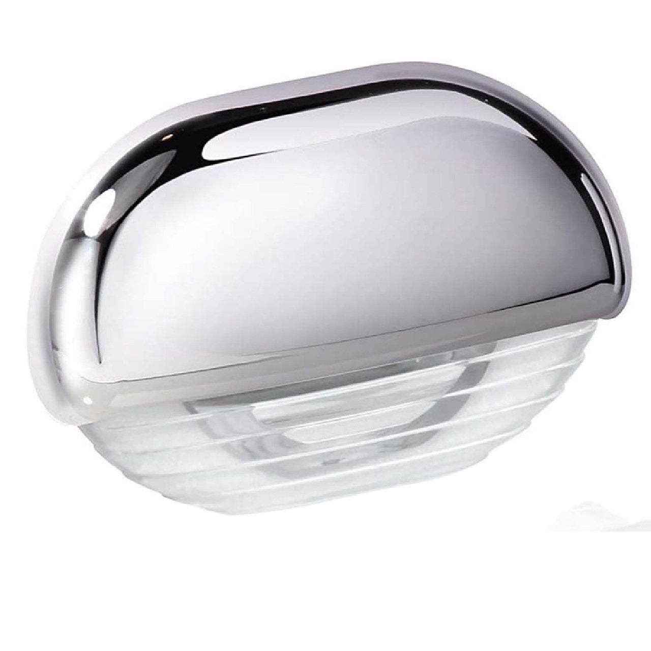 Hella Marine White LED Easy Fit Boat Step Lamp w/Chrome Cap