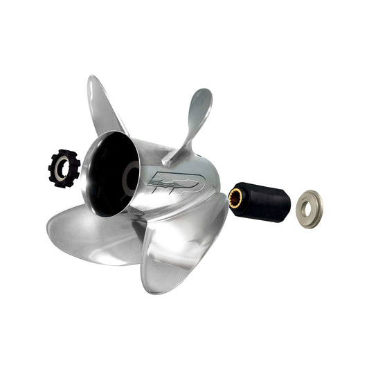 Turning Point Propellers  Express 4-Blade SS Propellers for 40-150hp Engines with 4.25" GC - 14" x 9", RH EX1/EX2-1409-4