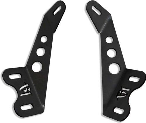 Rigid Industries Hood Light Bar Mount Kit (Black )