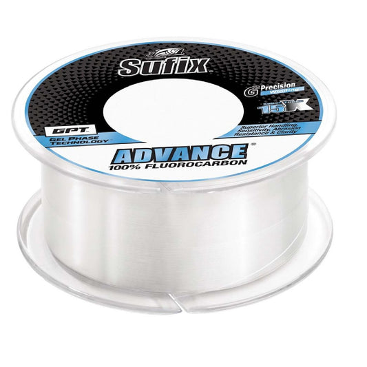 Sufix Advance® Fluorocarbon - 4lb Fishing Line- Clear - 200 yds