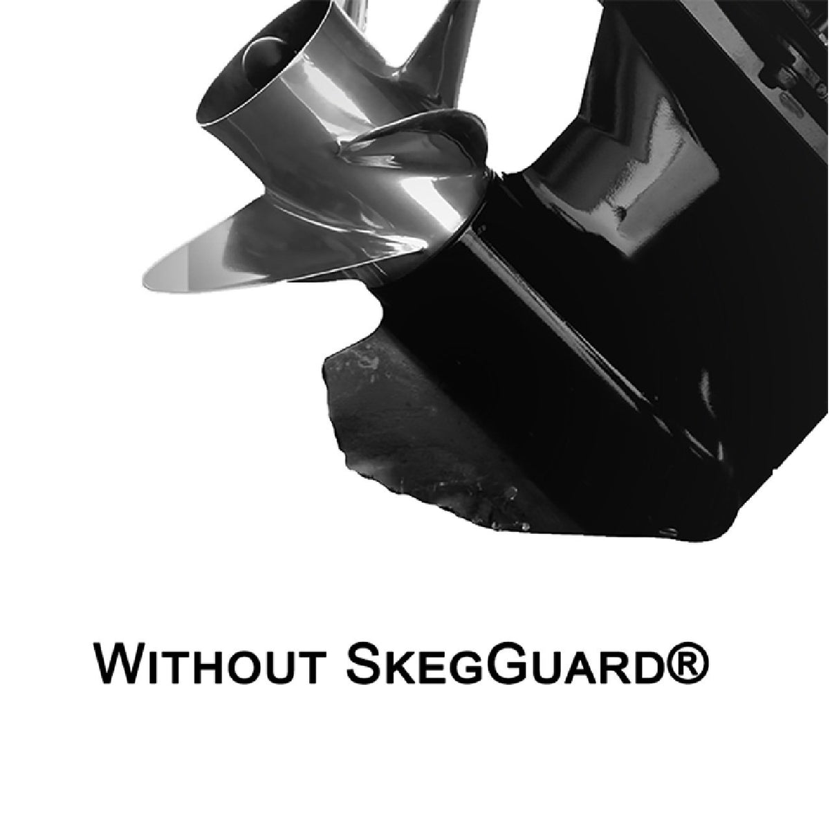 Megaware SkegGuard® 27341 Stainless Steel Replacement Skeg for Evin