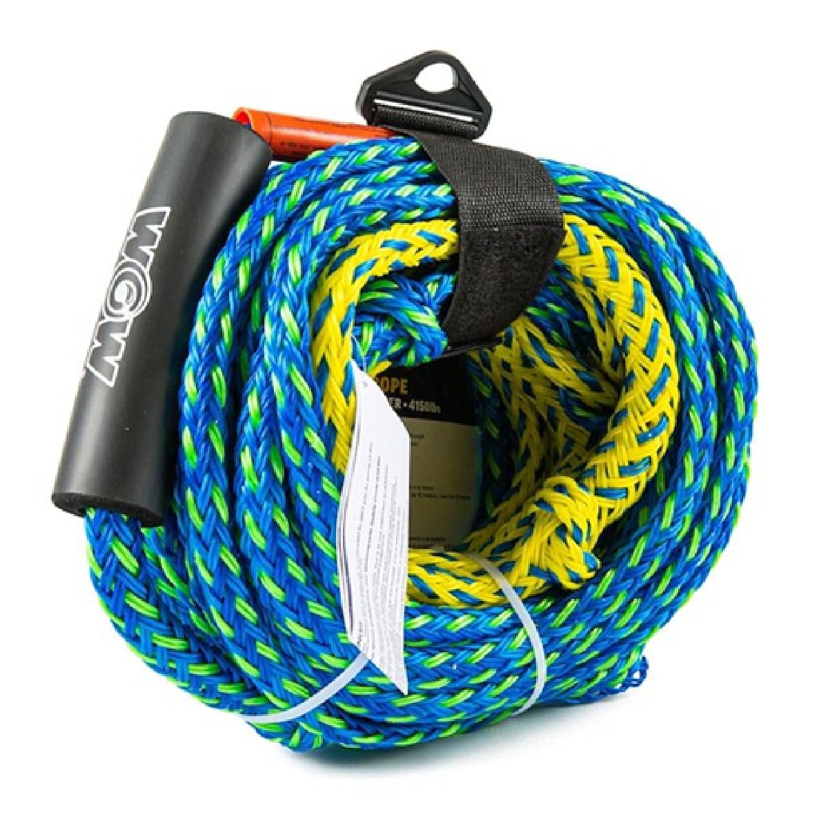 WOW Watersports 60-Foot Tow Rope for Towables - 4150 lb Strength