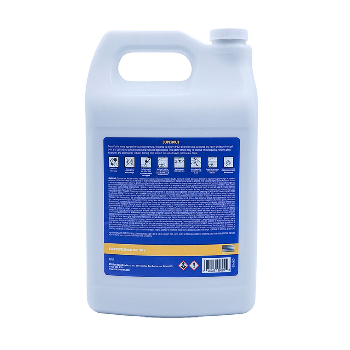 Malco Boat or RV Super Cut Compound - 1 Gallon