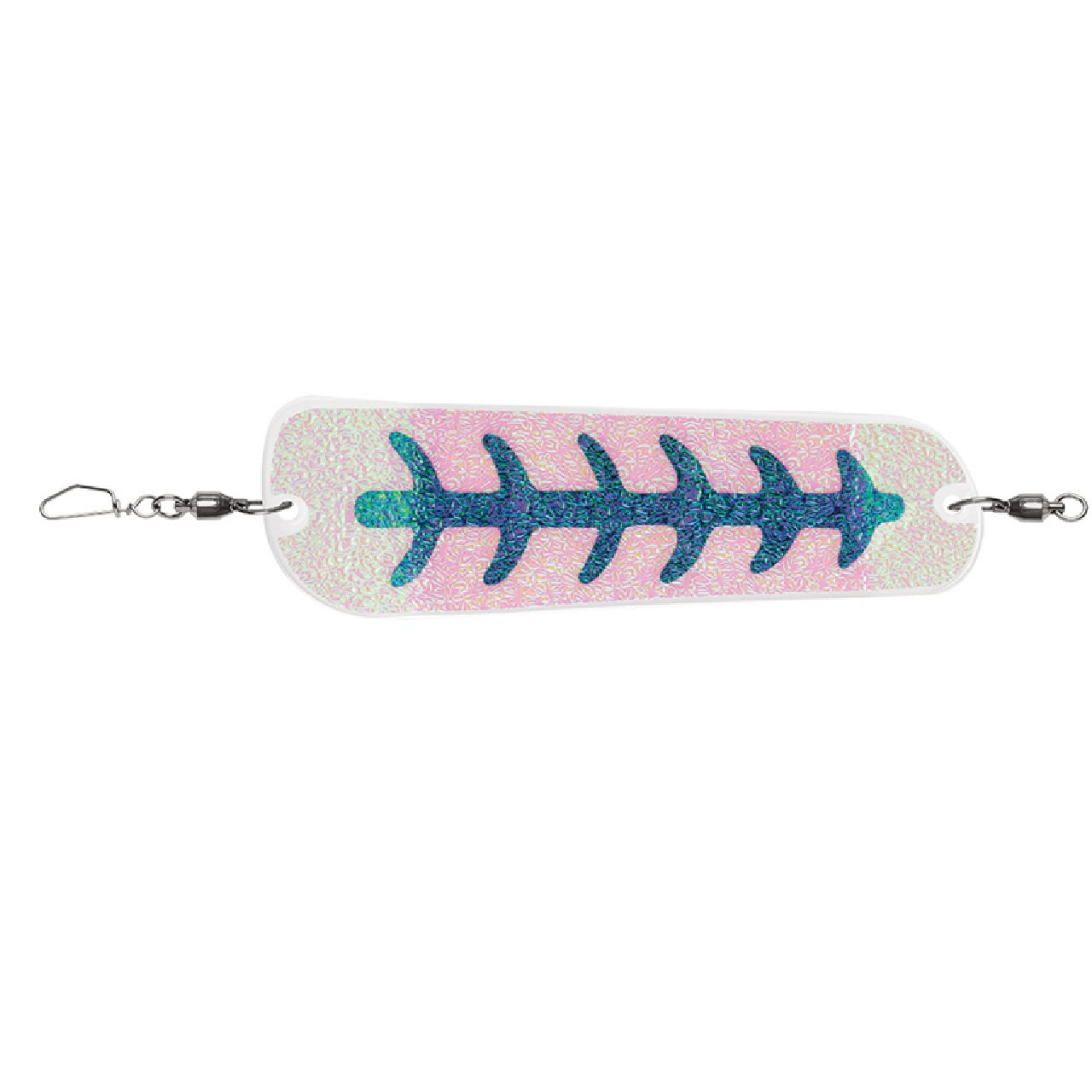 Luhr-Jensen Money Roll Flasher - 11" Fishing Lure- Pearl Blue Skeleton