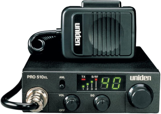 CB Radio Uniden PRO510XL Pro Series 40-Channel . Compact Design.