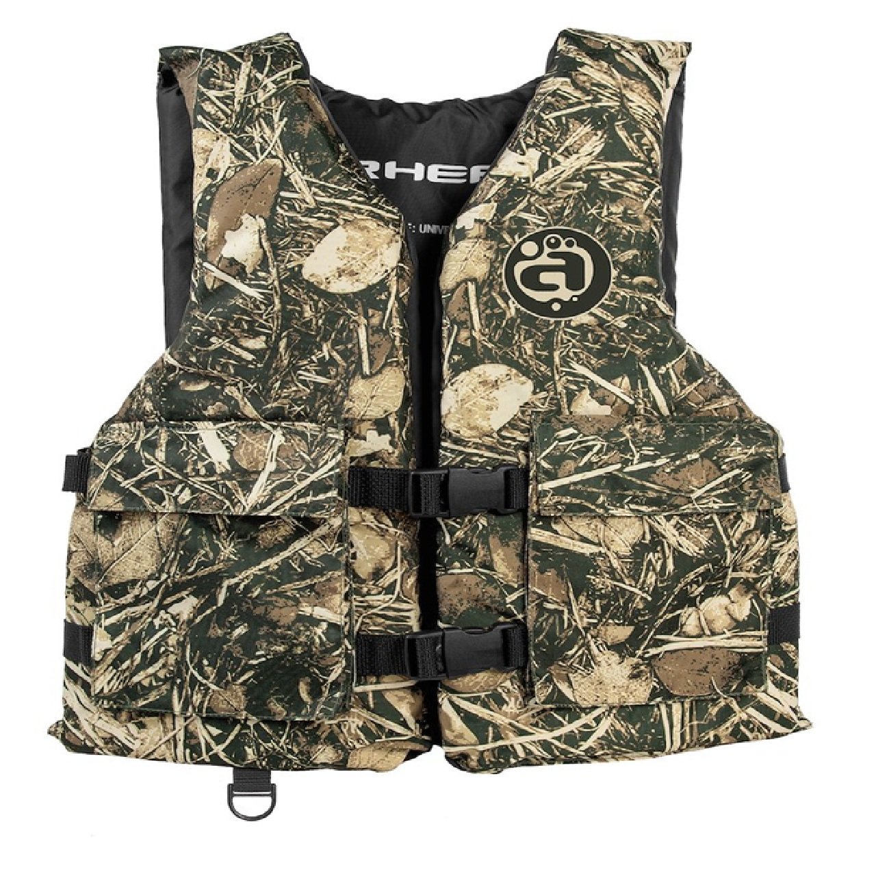 Airhead Sport Life Vest with Pockets Camo Youth  Size 55-88 lb