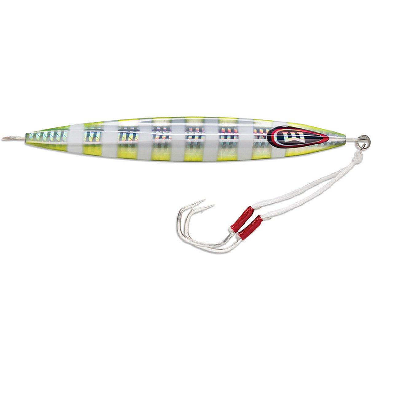 Williamson Kensaki 220 Jig -6.75" - 7-3/4oz Fishing Lure -Chartreuse Blink