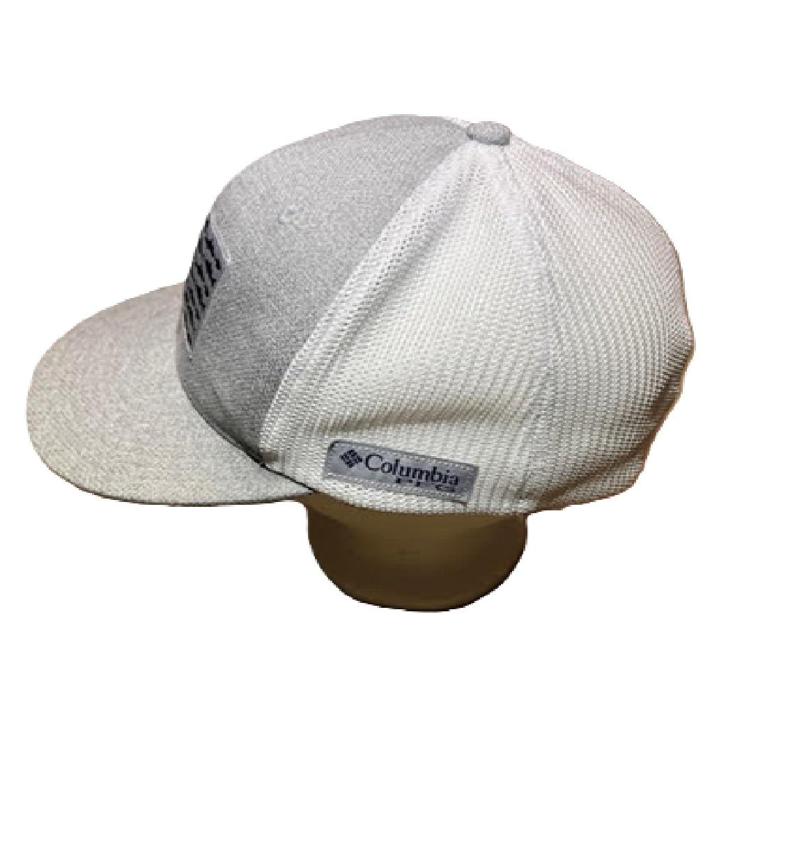 Columbia PFG Fish Flag Mesh Fishing Hat L/XL Gray/White BM1