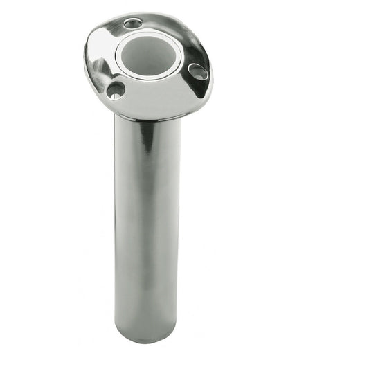 C.E. Smith  Flush Mount Fishing Rod Holder - 0 Degree - Swivel - 10.5" Deep