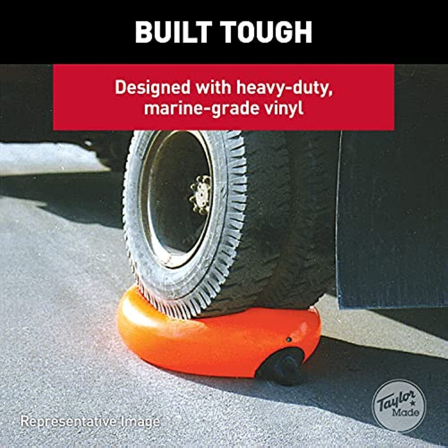 Taylor Made 21" Tuff End™ Inflatable Vinyl Buoy - Orange