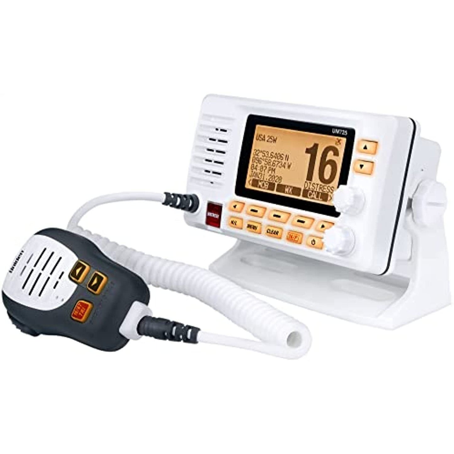 Uniden UM725 Marine VHF Radio, All USA, Canada, and Int'l. Marine Channels,