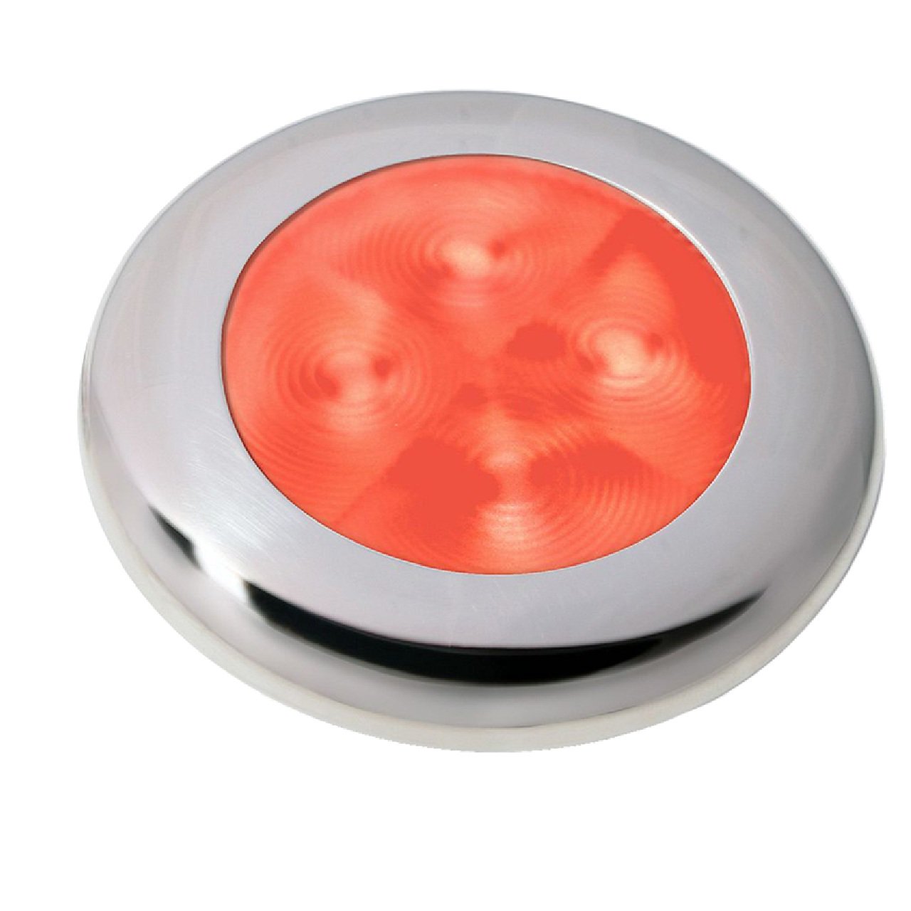 Hella Marine Slim Line LED 'Enhanced Brightness' Round Boat Courtesy Lamp - 12V