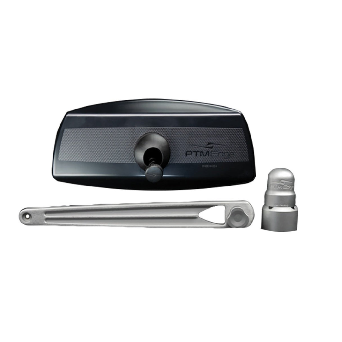 PTM Edge UCX-17 PRO Pontoon Mirror/Bracket Kit Universal Mount Silver