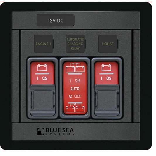 Blue Sea Remote Control Panel w/(2)2145 & (1)2146 Remote Control Contura Switch