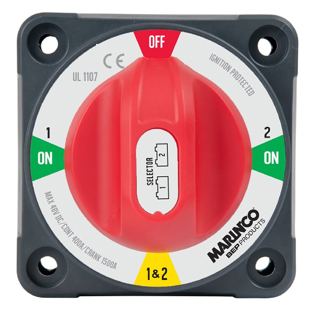 BEP Pro Installer 400A Selector Boat/Marine Battery Switch - MC10