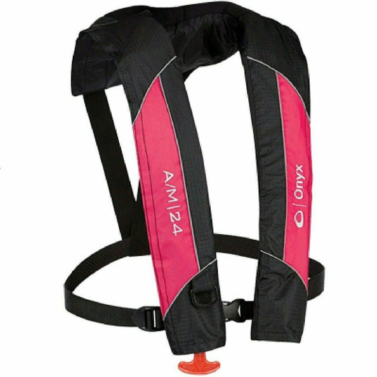 Life Jacket (PFD) Onyx A/M-24 Automatic / Manual Type V Pink (132000-105-004-14)