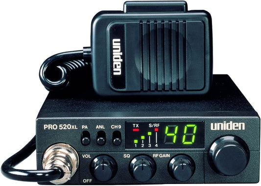 CB Radio Uniden PRO520XL Pro Series 40-Channel CB Radio.