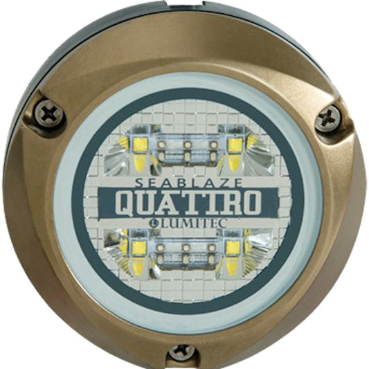 Lumitec SeaBlaze Quattro LED Underwater Light - Dual Color - White/Blue