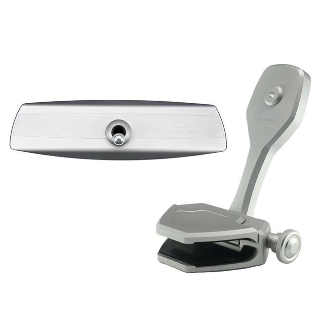PTM Edge P12848-1300TEBCL Mirror & Bracket Kit with VR-140 Elite Mirror & ZXR-300 for Boat, Silver