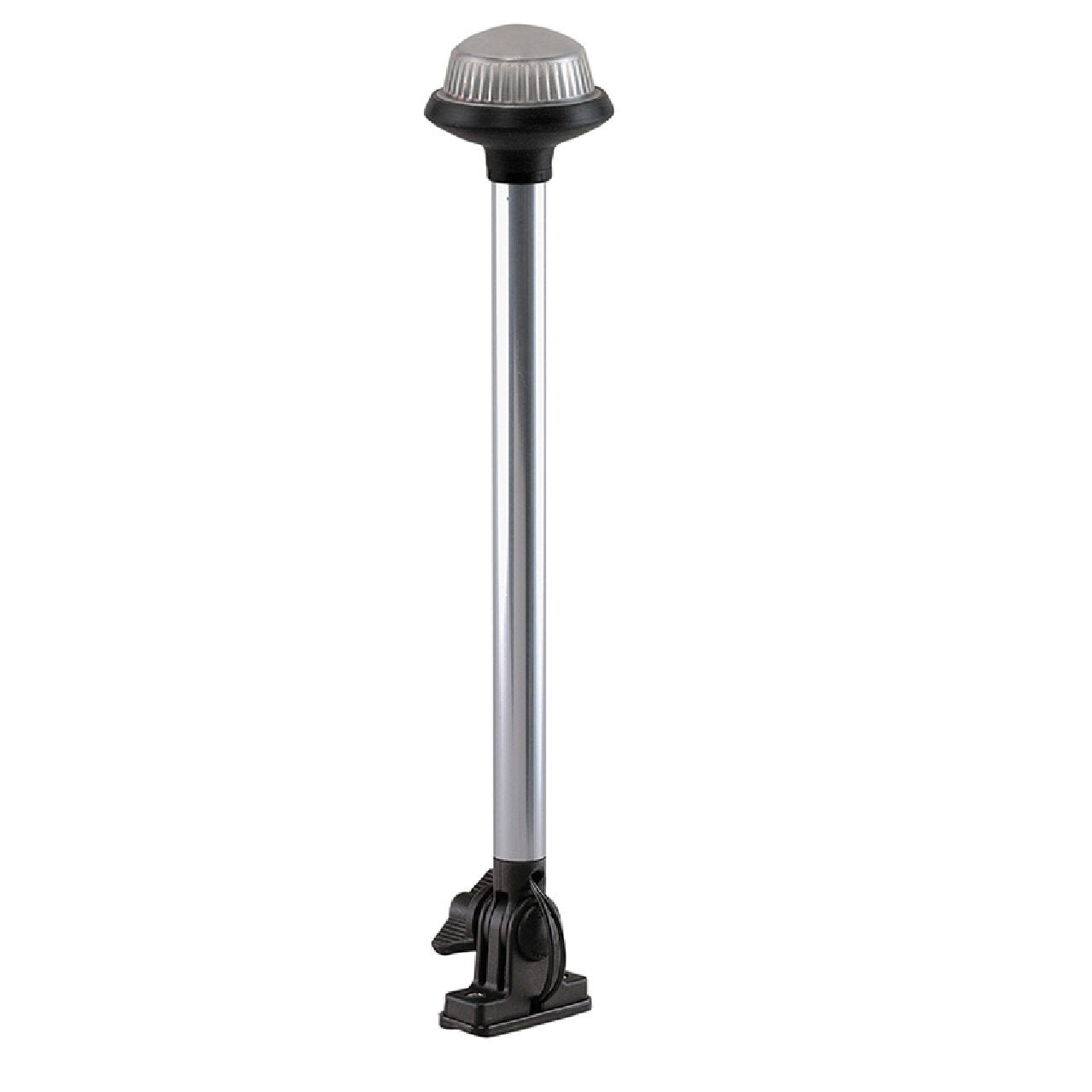 Perko Fold Down All-Round Frosted Globe Pole Boat Light - Vertical Mount - White