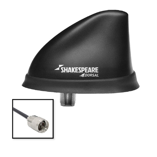 Shakespeare Dorsal Antenna Black Low Profile 26' RGB Cable w/PL-259