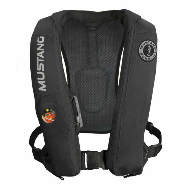 Mustang Elite 28 Hydrostatic Inflatable PFD - Black - Automatic/Manual