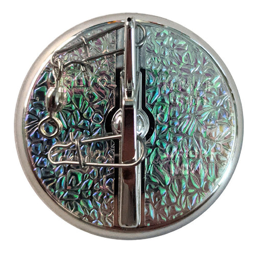 Luhr-Jensen 2-1/4" Dipsy Diver - Silver/Silver Bottom Crush