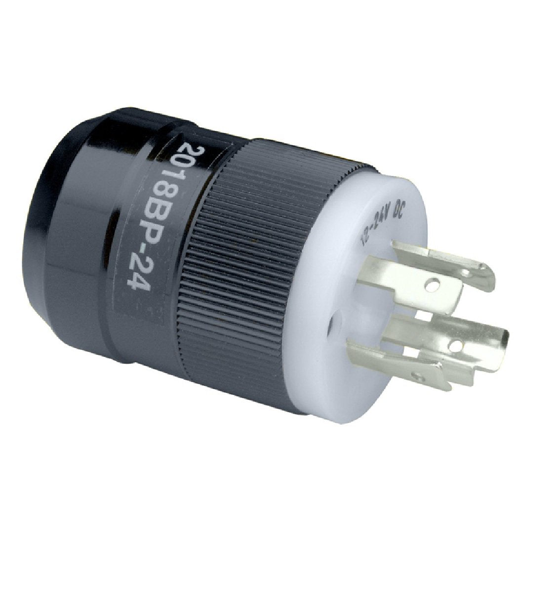 Marinco Trolling Motor Plug (Male) 12/24V - Black