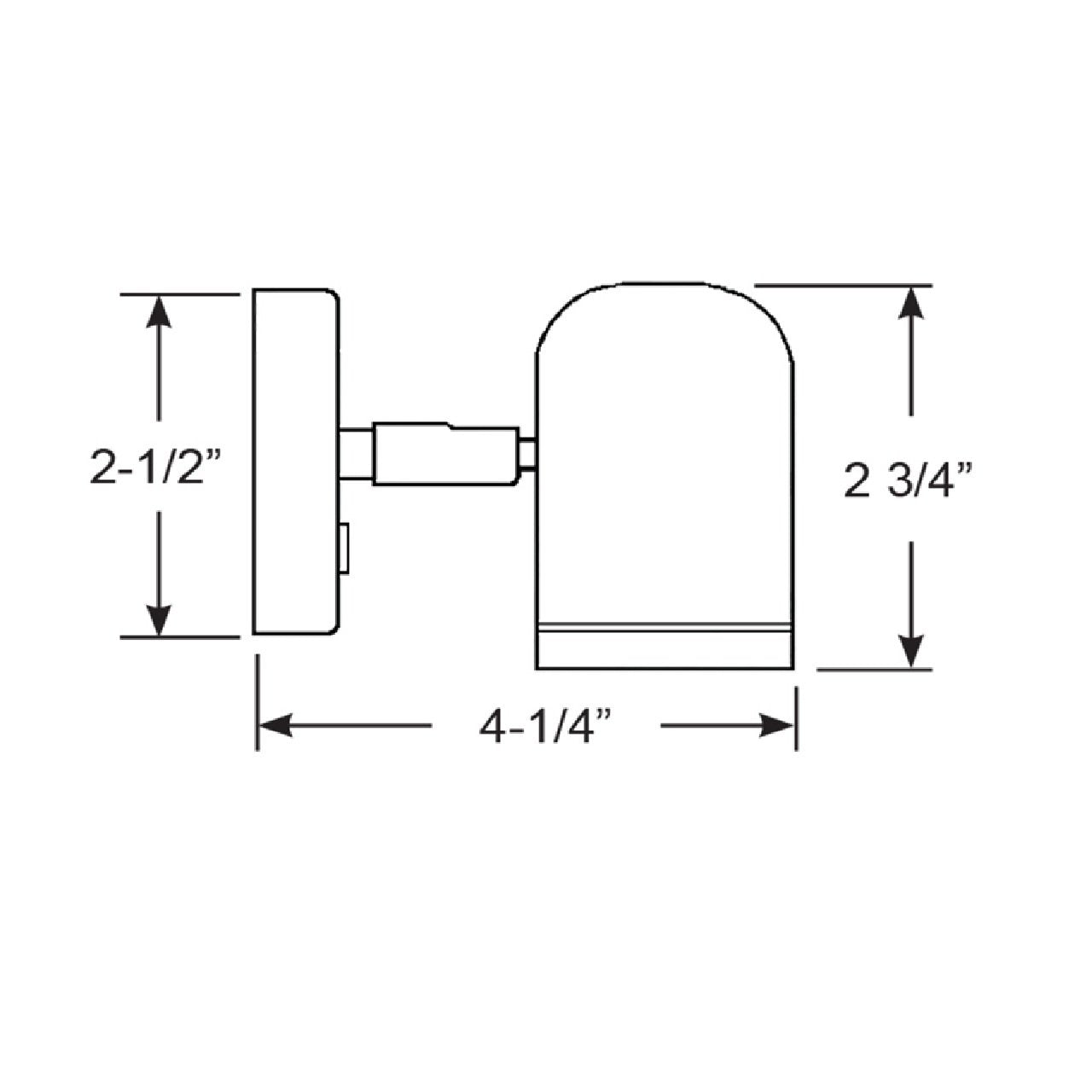 Scandvik LED Brass Boat Reading Light - 10-30V