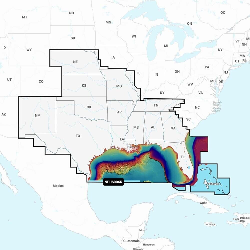 Navionics 010-C1369-40 Platinum Plus NPUS006R U.S. South Fishing Map