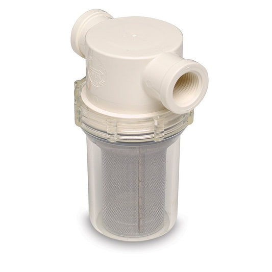 Shurflo by Pentair 1/2" Boat Raw Water Strainer - 50 Mesh Screen (253-120-01)