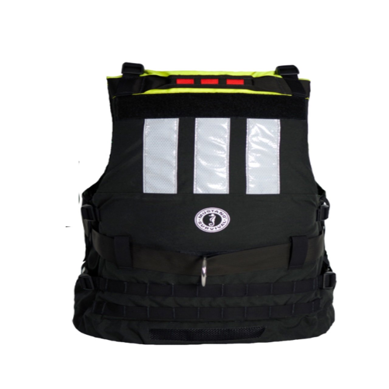 Mustang Swift Water Rescue Life Vest - Fluorescent Yellow Green Black