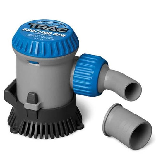 TRAC Outdoors Bilge Pump - 800/1100 GPH - Non-Automatic