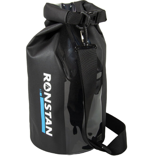 Ronstan Dry Bag Roll Top - 10L Bag - Black w/Window