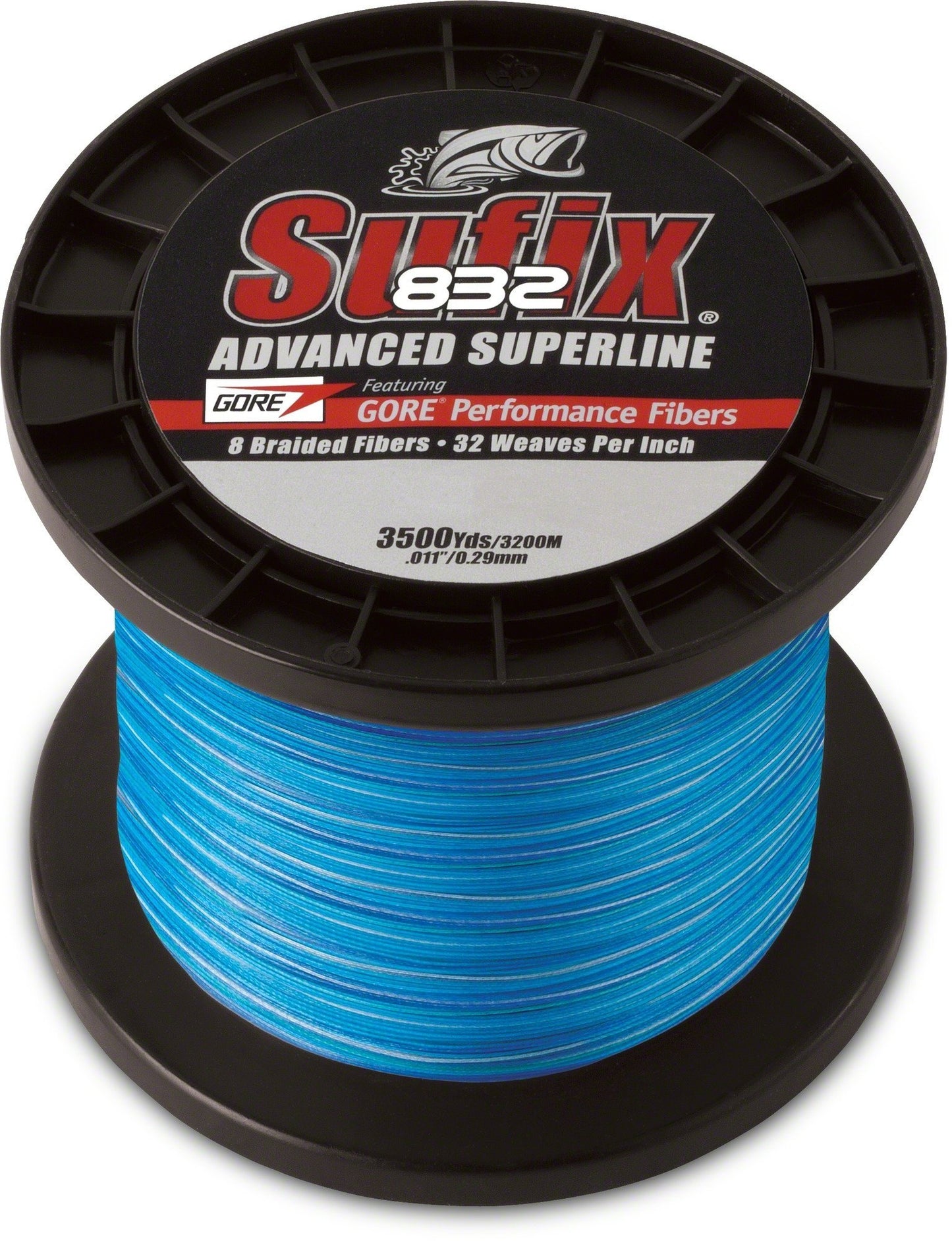 Sufix 832® Advanced Superline® Braid - 15lb - Coastal Camo - 3500 yds