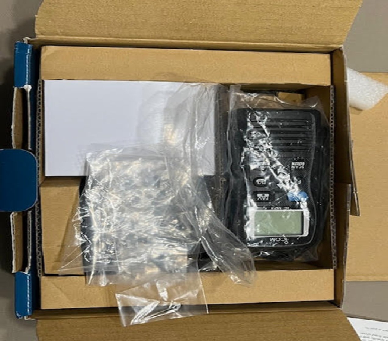 Icom M73 Submersible Handheld VHF Marine Radio - 6W-open box