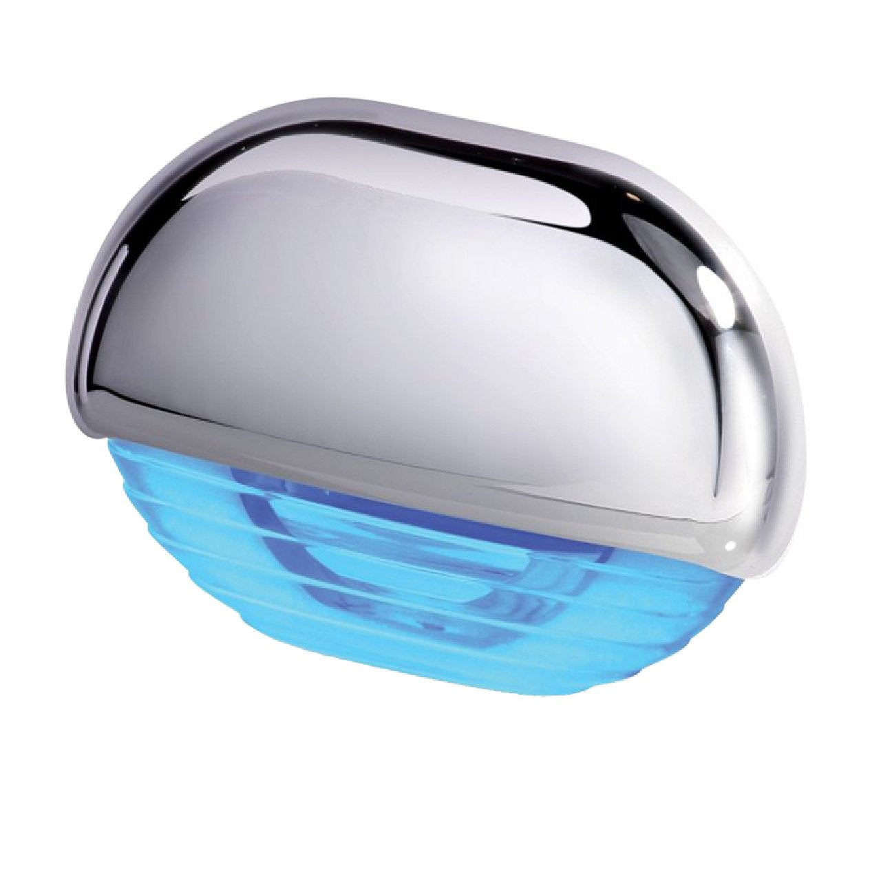 Hella Marine Easy Fit Boat Step Lamp - Blue Chrome Cap