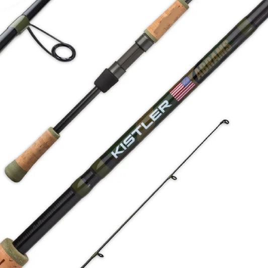 Kistler Abrams Coax 7'3" Light Medium Heavy Casting Fishing Rod