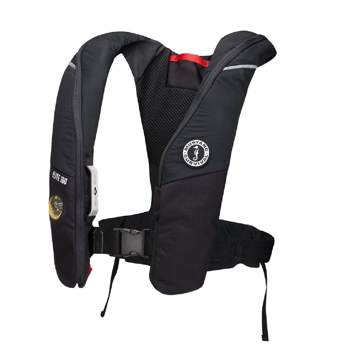 Mustang Elite 190 Offshore Inflatable PFD - Black