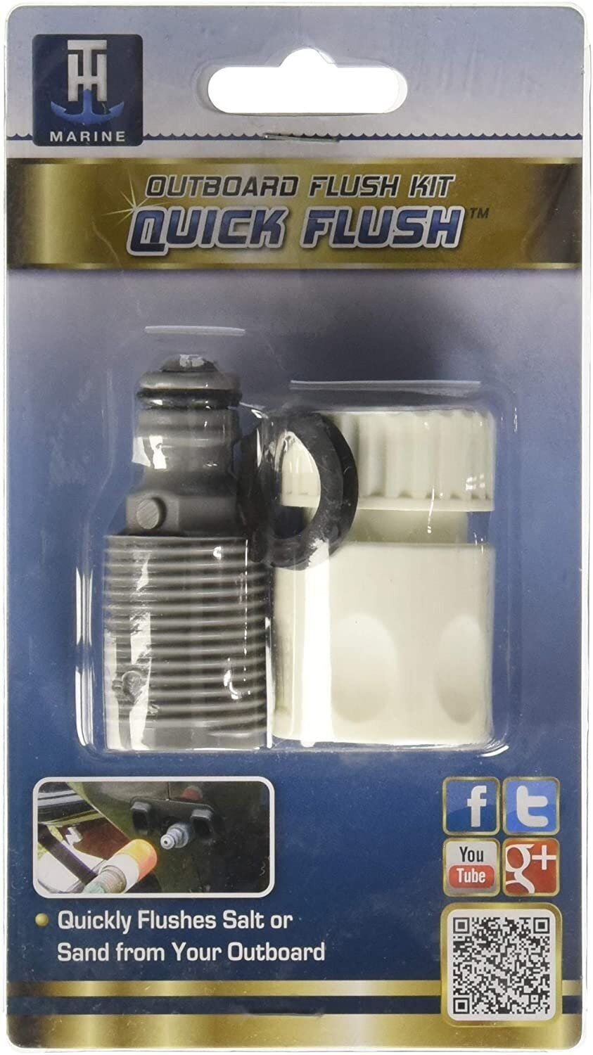 T-H Marine Quick Flush™ Outboard Flush Fitting Kit f/Mercury & Yamaha Outboards