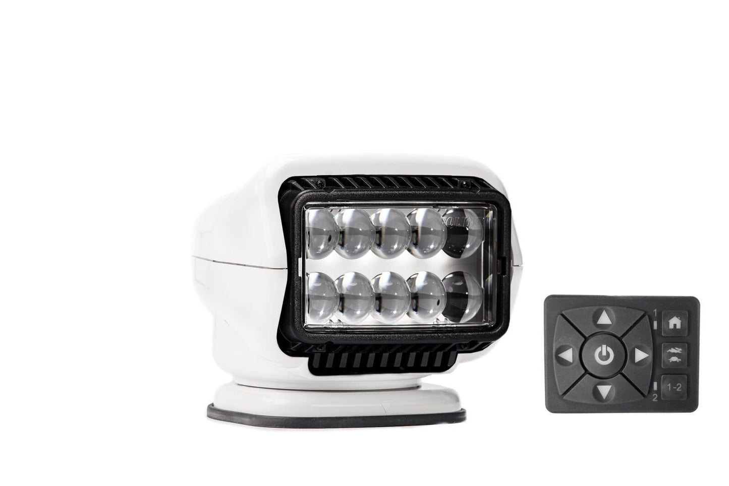 Golight Stryker ST Series Permanent Mount White 12V LED w/Hard Wired Dash Mount Remote