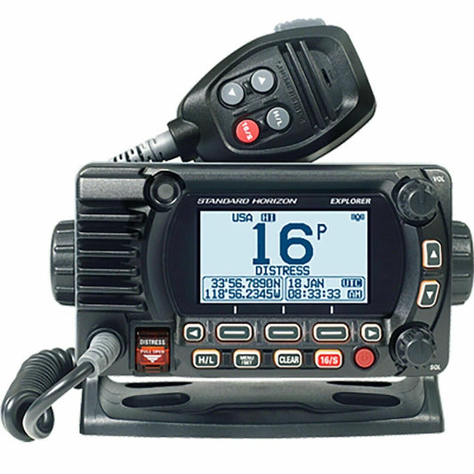 Standard Horizon GX1800G Fixed Mount VHF w/GPS - Black GX1800GB