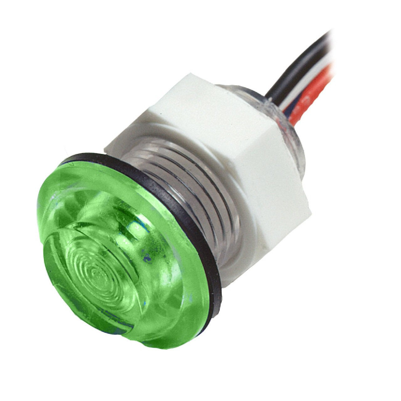 Innovative Lighting LED Bulkhead Fishing Livewell Light Flush Mount - Green