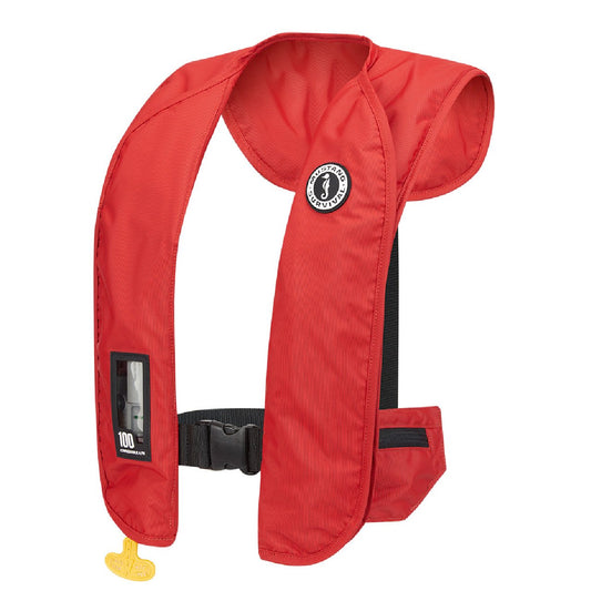 Mustang MIT 100 Convertible Inflatable PFD - Red
