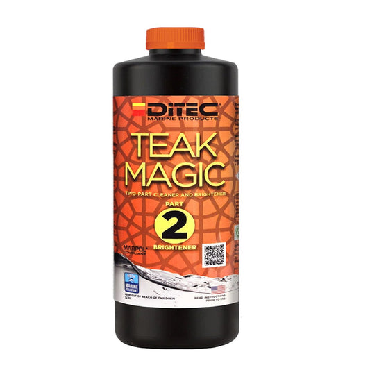 DiTec Teak Magic: Part 2 Boat Teak Cleaner- 32oz