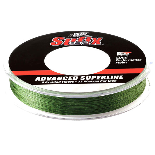 Sufix 832® Advanced Superline® Braid - 6lb - Low-Vis Green - 150 yds