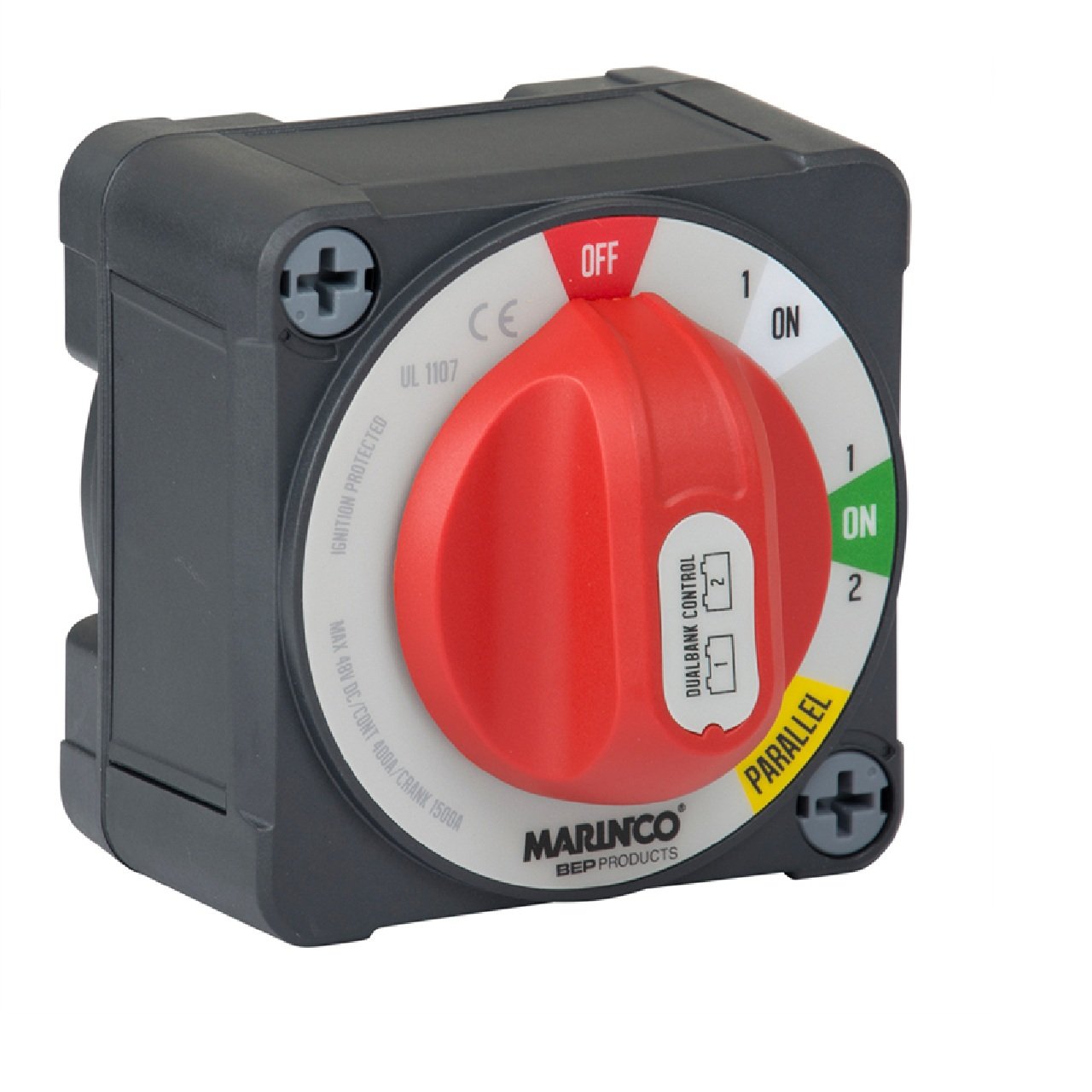 BEP Pro Installer 400a EZ-Mount Dual Bank Control Battery Switch - MC10